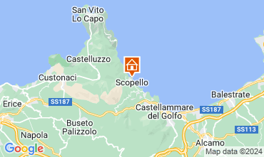 Map Scopello Villa 51889