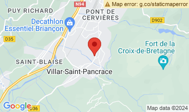 Map Serre Chevalier Chalet 66793