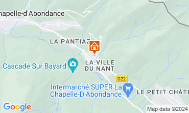 Map La Chapelle d'Abondance Chalet 126666