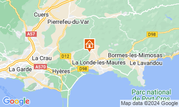 Map La Londe-les-Maures Villa 51988