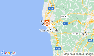 Map Vila do Conde Apartment 129100