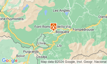 Map Font Romeu Apartment 116961