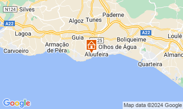 Map Albufeira Apartment 129127