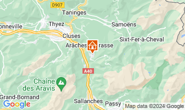 Map Les Carroz d'Araches Apartment 58406