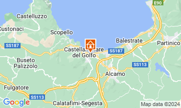 Map Castellammare del Golfo Apartment 67566