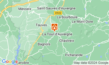 Map La Tour d'Auvergne Apartment 123079