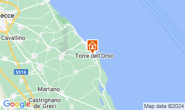 Map Torre dell'Orso Apartment 103652