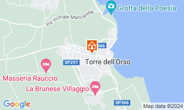 Map Torre dell'Orso Apartment 103652