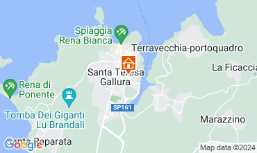 Map Santa Teresa di Gallura Apartment 98963