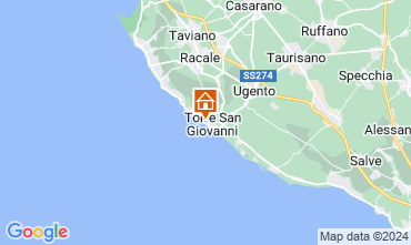 Map Ugento - Torre San Giovanni Apartment 70848