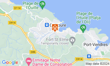 Map Collioure Apartment 113884