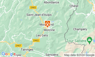 Map Morzine Apartment 123454