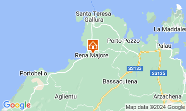 Map Santa Teresa di Gallura Villa 126770