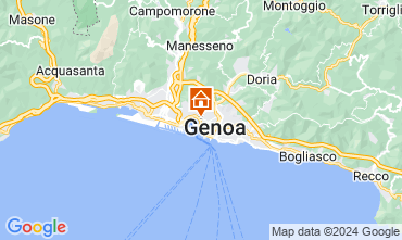 Map Genoa Apartment 128139