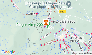Map La Plagne Studio 120729