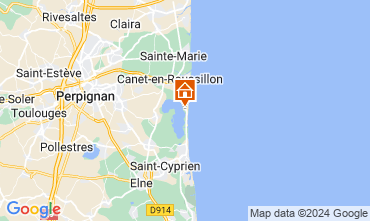 Map Canet-en-Roussillon Mobile home 128460