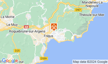 Map Frjus Villa 109566