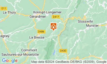 Map La Bresse Chalet 125961