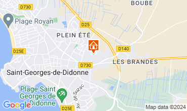 Map Saint Georges de Didonne House 125081