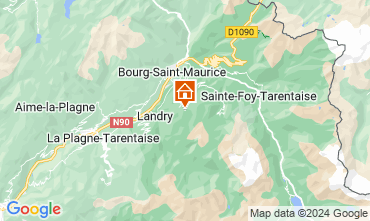 Map Les Arcs Studio 155