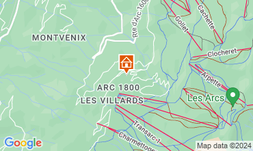 Map Les Arcs Studio 155