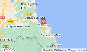 Map Collioure Apartment 102966