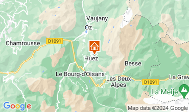 Map Alpe d'Huez Apartment 117471