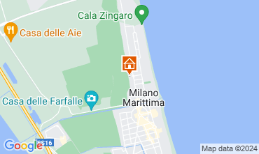 Map Milano Marittima Apartment 119316