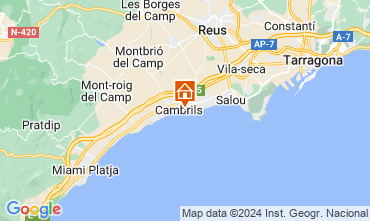 Map Cambrils Apartment 69014