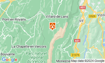 Map Villard de Lans - Correnon en Vercors Studio 122229