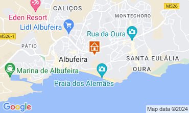 Map Albufeira Apartment 36755