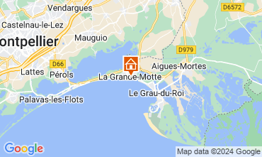 Map La Grande Motte Apartment 94147