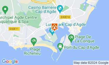 Map Cap d'Agde Apartment 114789