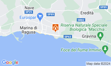 Map Marina di Ragusa Apartment 30110