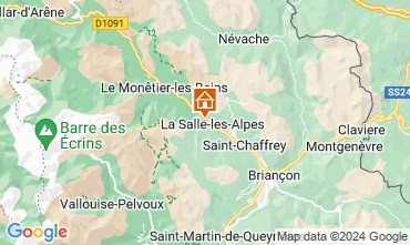 Map Serre Chevalier Apartment 106783