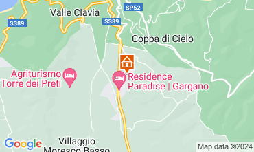 Map Peschici Bungalow 126121