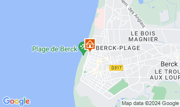 Map Berck-Plage Studio 54608