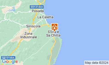 Map Siniscola Apartment 125531