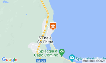 Map Siniscola Apartment 125531