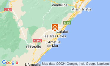 Map L'Ametlla de Mar House 128744