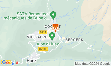 Map Alpe d'Huez Apartment 28097
