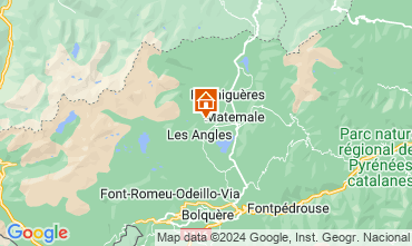 Map Les Angles Self-catering property 4819