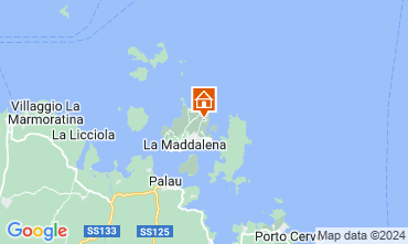 Map La Maddalena Villa 124597