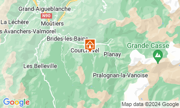 Map Courchevel Chalet 66650