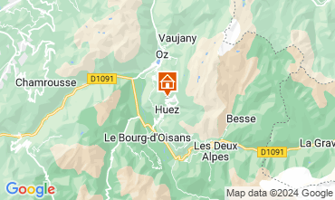 Map Alpe d'Huez Apartment 107207