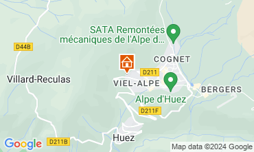 Map Alpe d'Huez Apartment 107207