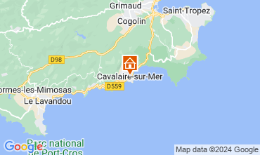 Map Cavalaire-sur-Mer Studio 129032