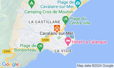 Map Cavalaire-sur-Mer Studio 129032