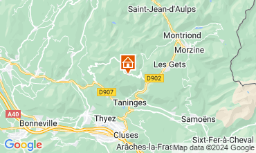 Map Praz de Lys Sommand Apartment 128000