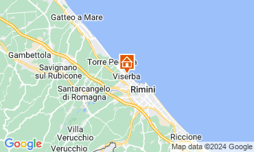 Map Rimini Apartment 118630